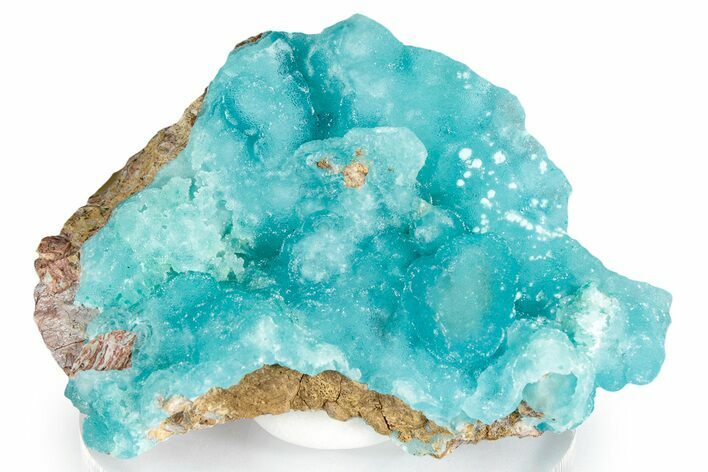 Glistening Sky-Blue Hemimorphite - Congo #348569